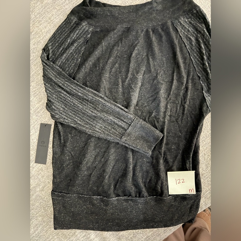 Mono B Charcoal Crewneck Sweater